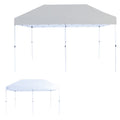 Replacement Canopy for Z-Shade 20' x 10' Rectangle Pop Up - RipLock 350 - Slate Gray