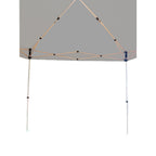 Replacement Canopy for Z-Shade Base 10' X 10', Canopy Top 8' X 8' Slant Leg - RipLock 350 - Slate Gray