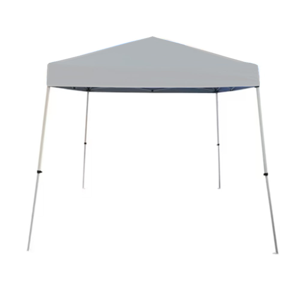 Replacement Canopy for Z-Shade Base 10' X 10', Canopy Top 8' X 8' Slant Leg - RipLock 350 - Slate Gray