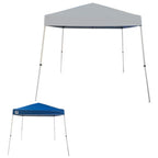 Replacement Canopy for Z-Shade Base 10' X 10', Canopy Top 8' X 8' Slant Leg - RipLock 350 - Slate Gray