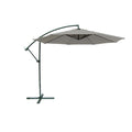 Replacement Canopy for Belavi Gardenline 10' Offset Umbrella - RipLock 350 - Slate Gray