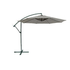 Replacement Canopy for Belavi Gardenline 10' Offset Umbrella - RipLock 350 - Slate Gray
