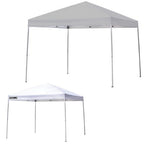 Replacement Canopy for Quik Shade Shelter Logic 10' x 10' Country Side Instant Pop Up Canopy - RipLock 350 - Slate Gray