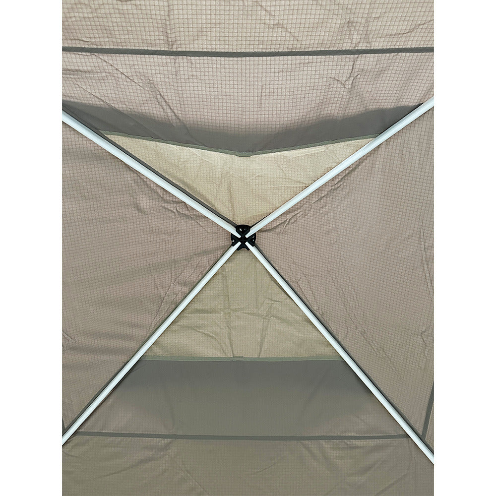 Replacement Canopy for Quik Shade Commercial 10' x 10' C100 Straight Leg Pop Up Canopy - RipLock 350 - Slate Gray