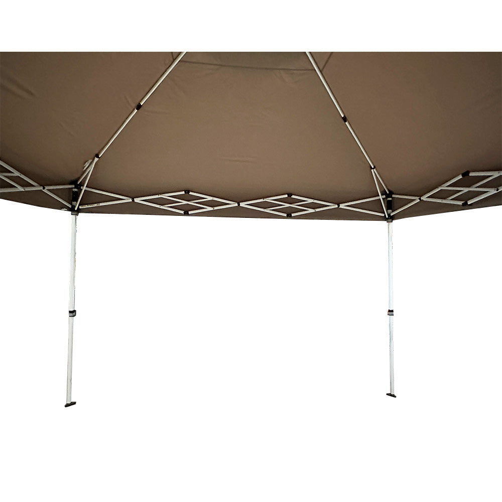 Replacement Canopy for Quik Shade Commercial 10' x 10' C100 Straight Leg Pop Up Canopy - RipLock 350 - Slate Gray