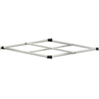 Replacement Canopy for Quik Shade Commercial 10' x 10' C100 Straight Leg Pop Up Canopy - RipLock 350 - Slate Gray