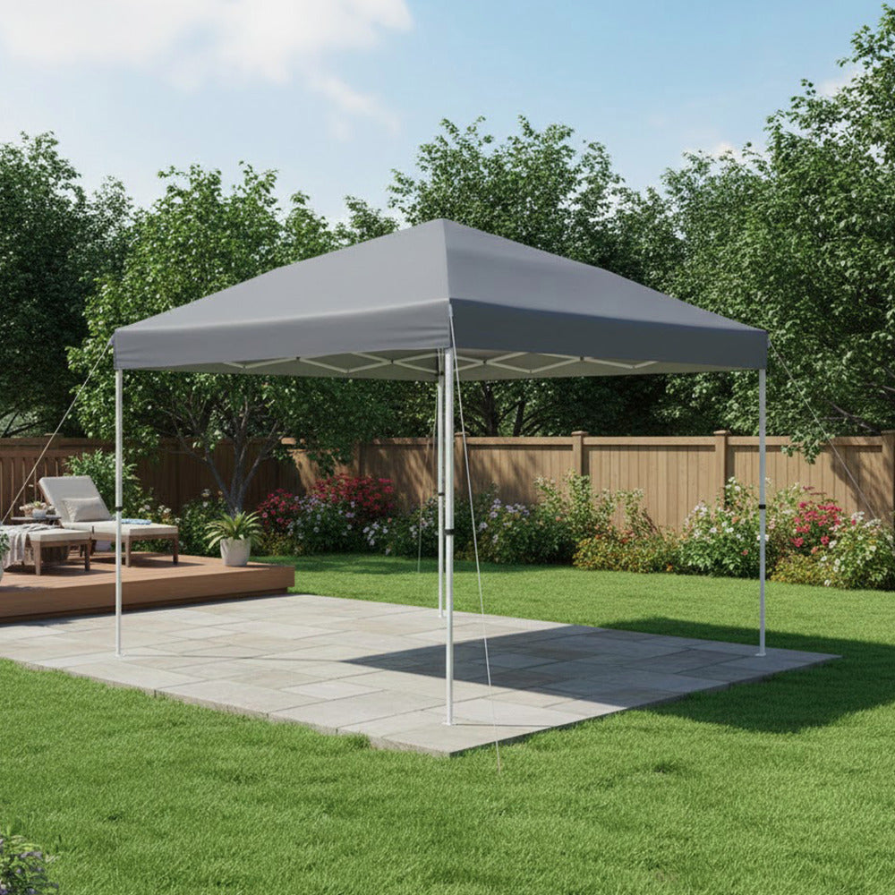Replacement Canopy for POPUPSHADE PopLock UCT110BU00 10' x 10' Instant Pop Up - Slate Gray, RipLock 350