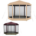 Replacement Canopy with Netting Set for Coleman Back Home 10.5’ X 9’ Instant Setup Tent - RipLock 350