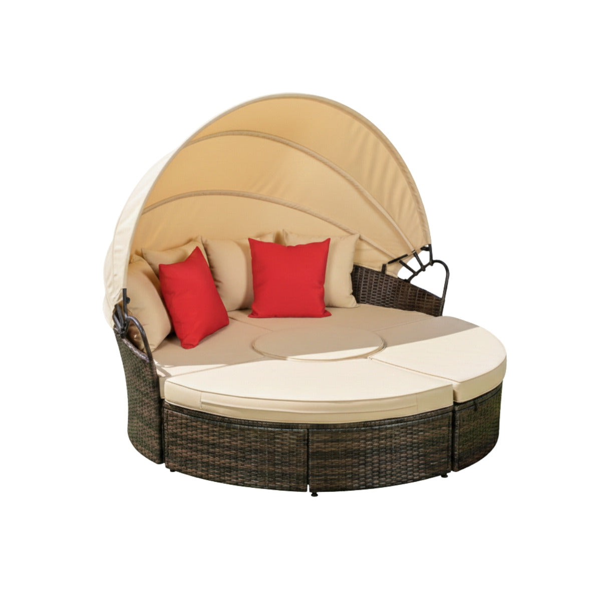 Replacement Canopy for Best Choice Products SKY5389 Outdoor Patio Wicker Daybed -  RipLock 350