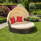 Replacement Canopy for Best Choice Products SKY5389 Outdoor Patio Wicker Daybed -  RipLock 350