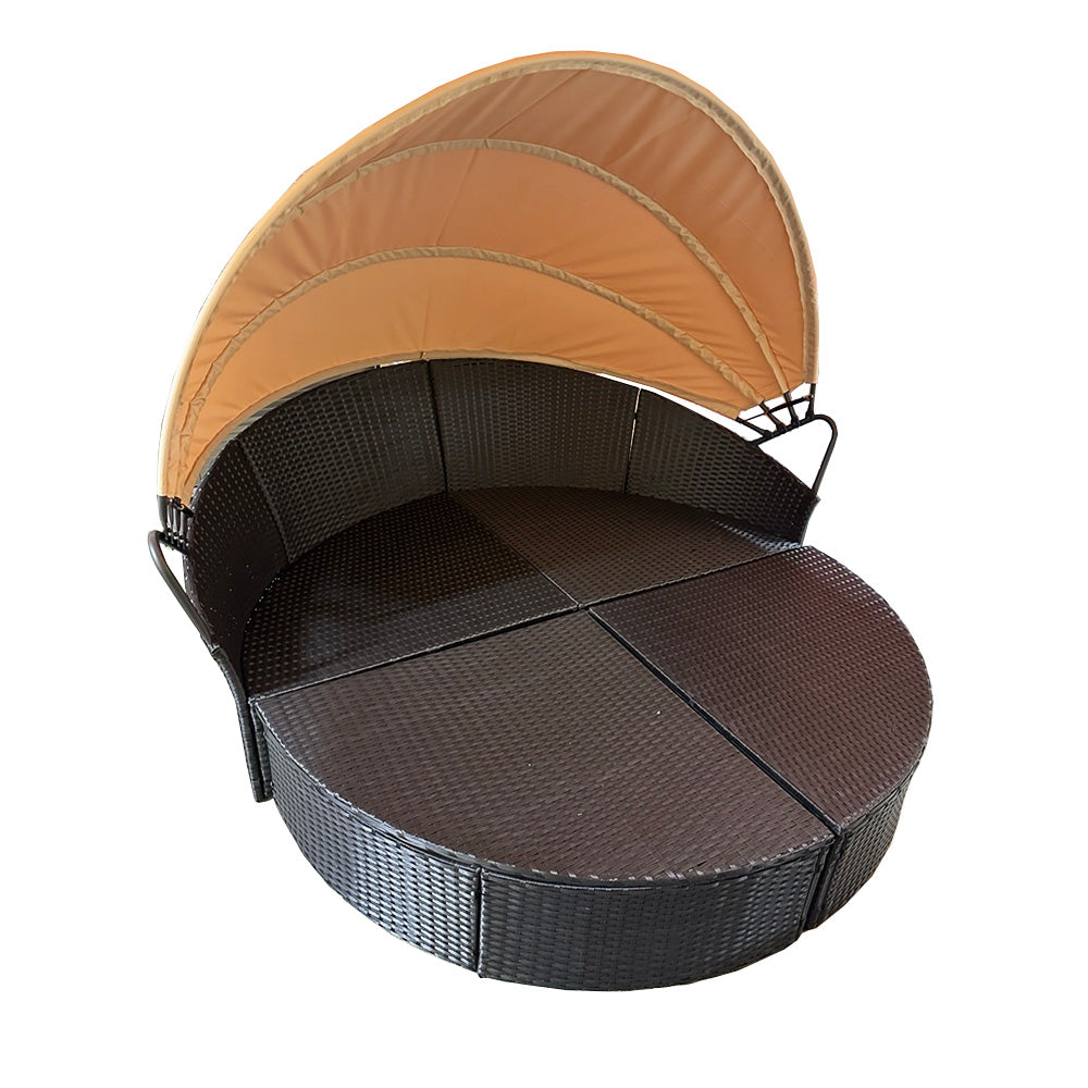Replacement Canopy for Oakmont Outdoor Patio Daybed - RipLock 350 - Slate Gray