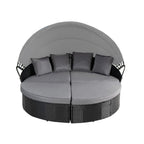 Replacement Canopy for Oakmont Outdoor Patio Daybed - RipLock 350 - Slate Gray