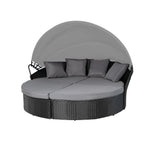 Replacement Canopy for Oakmont Outdoor Patio Daybed - RipLock 350 - Slate Gray
