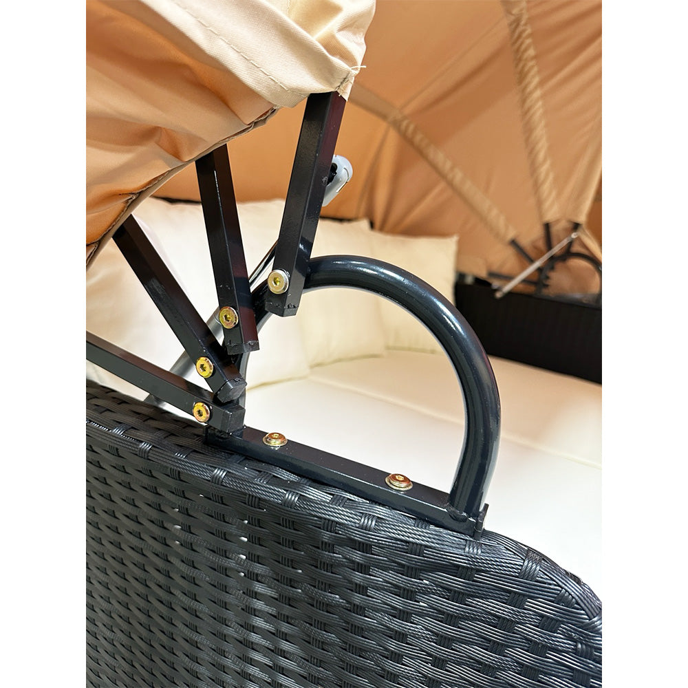 Replacement Canopy for Costway Tangkula Outdoor Lounge Patio Daybed - RipLock 350