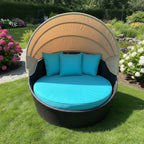Replacement Canopy for Modway Siesta EEI-642-EXP-WHI Outdoor Patio Daybed - Beige, RipLock 350