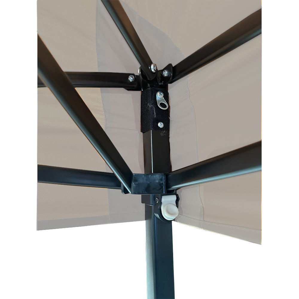Replacement Canopy and Sunwall for Ozark Trail 8' x 10' Outdoor Pop Up Canopy - RipLock 350 - Slate Gray