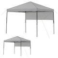 Replacement Canopy and Sunwall for Ozark Trail 8' x 10' Outdoor Pop Up Canopy - RipLock 350 - Slate Gray