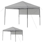 Replacement Canopy and Sunwall for Ozark Trail 8' x 10' Outdoor Pop Up Canopy - RipLock 350 - Slate Gray
