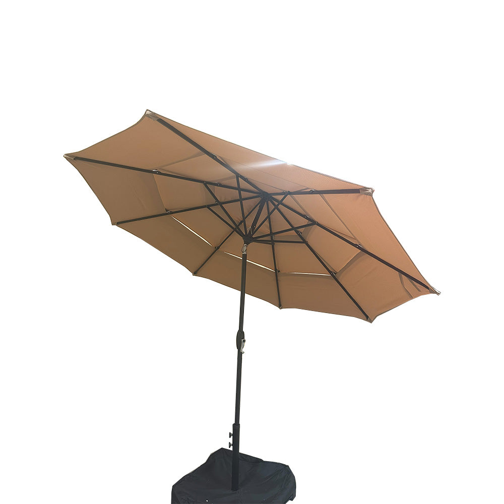 Replacement Canopy for Phi Villa Alyah 10' Triple Tier Market Umbrella - RipLock 350