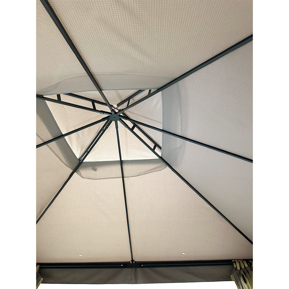 Replacement Canopy for Lausaint Home 10' x 10' Gazebo - RipLock 350 - Slate Gray