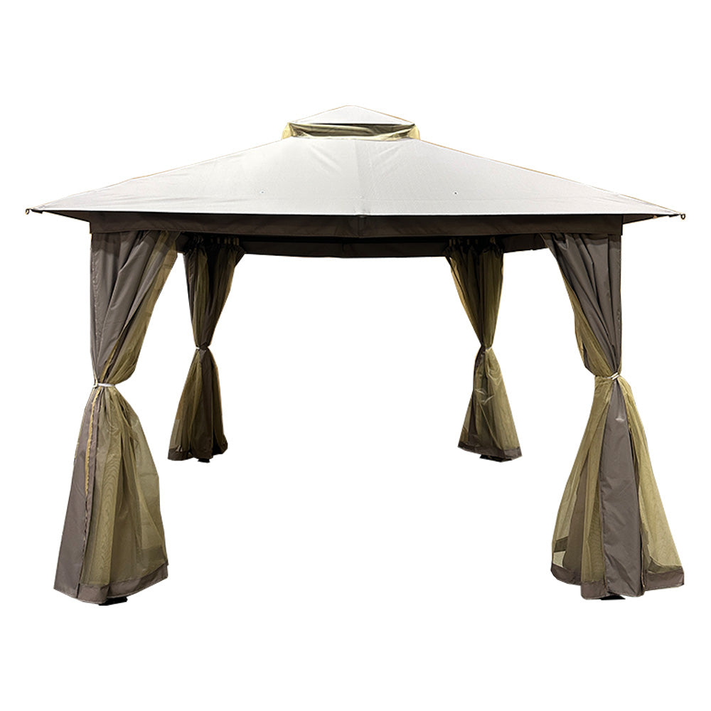 Replacement Canopy for Lausaint Home 10' x 10' Gazebo - RipLock 350 - Slate Gray