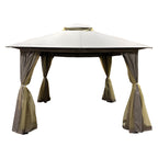 Replacement Canopy for Lausaint Home 10' x 10' Gazebo - RipLock 350 - Slate Gray