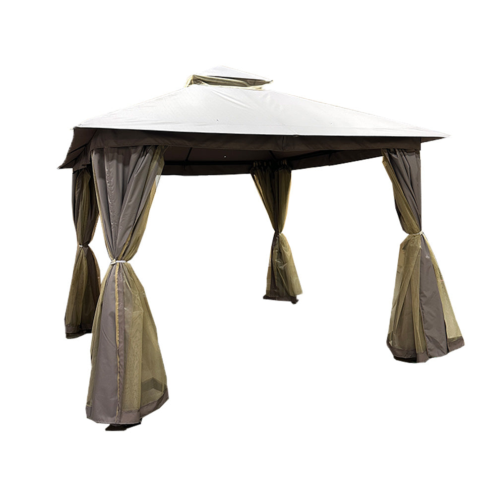 Replacement Canopy for Lausaint Home 10' x 10' Gazebo - RipLock 350 - Slate Gray
