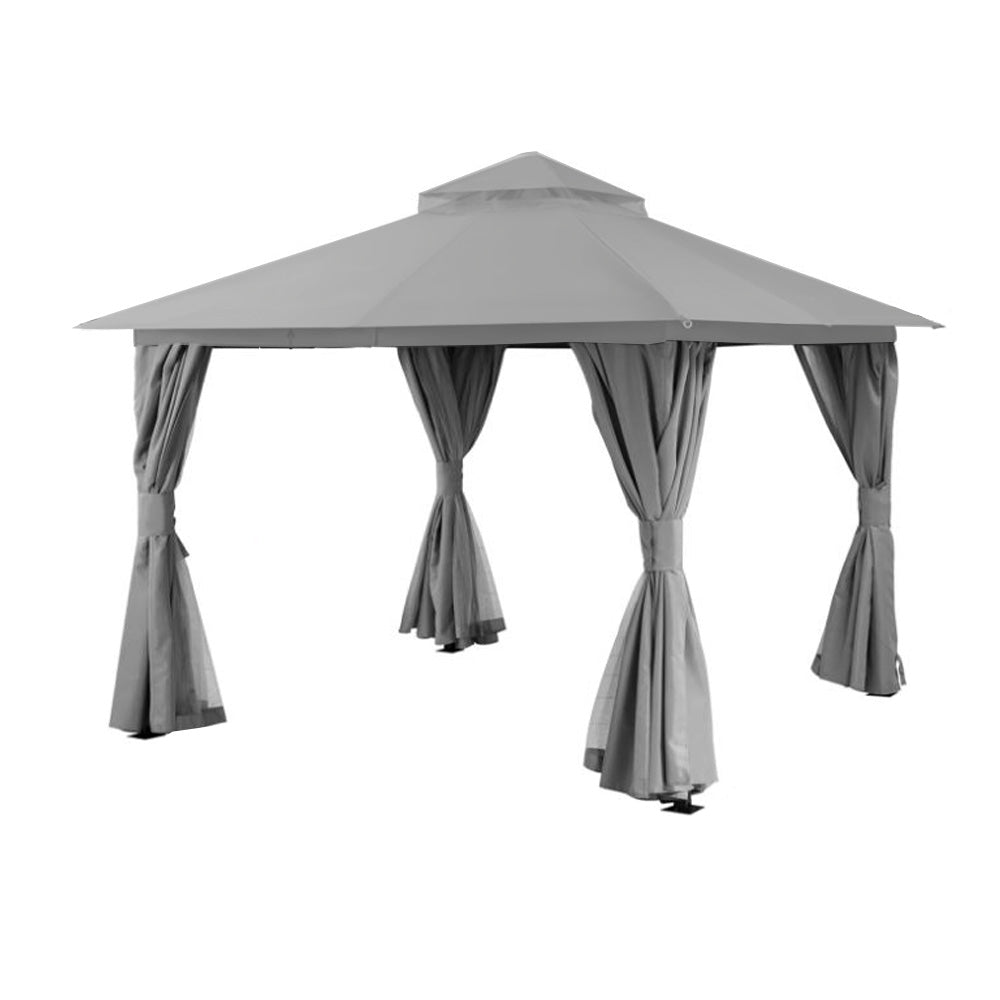Replacement Canopy for Lausaint Home 10' x 10' Gazebo - RipLock 350 - Slate Gray