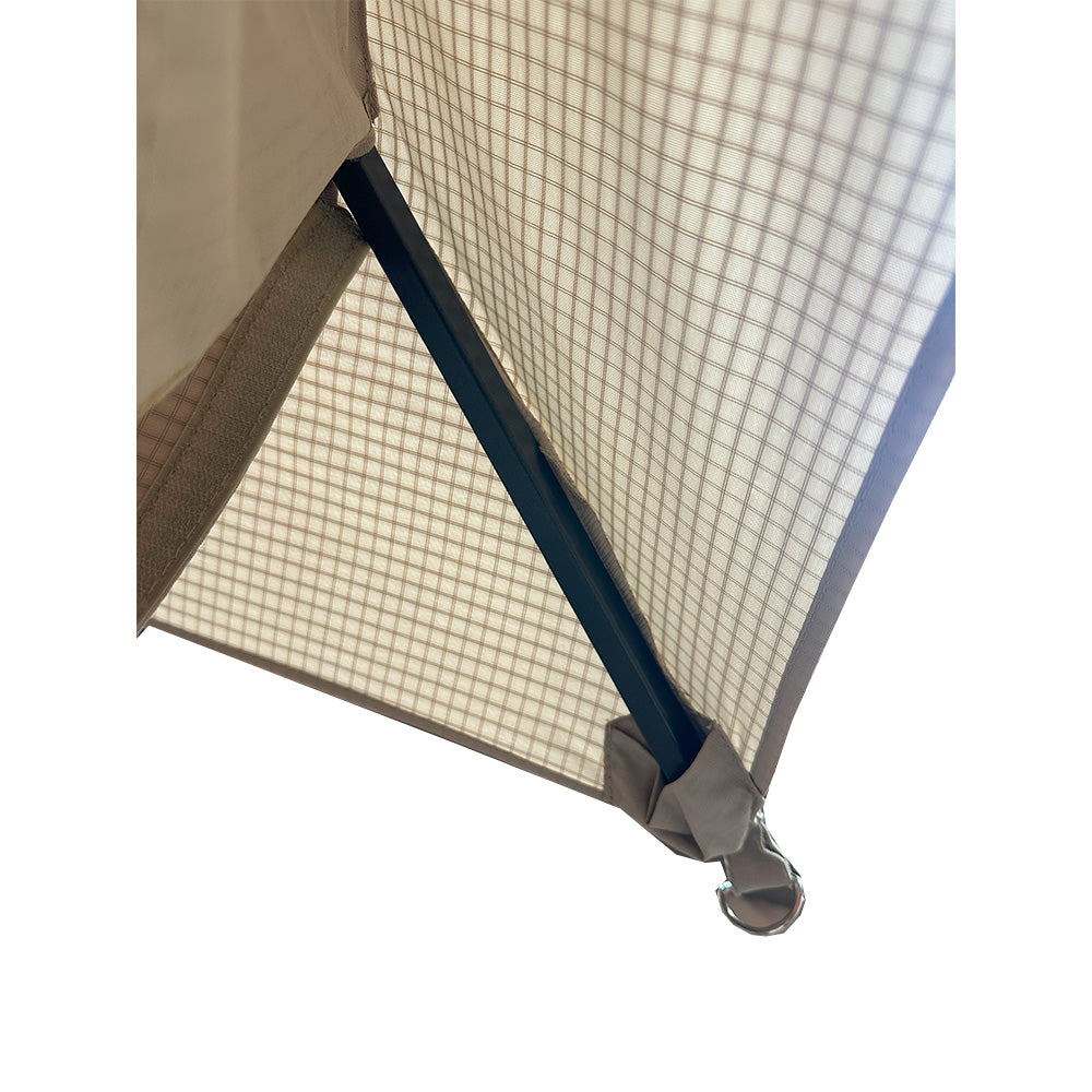 Replacement Canopy for Lausaint Home 8' x 8' Gazebo - RipLock 350 - Slate Gray