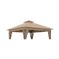 Replacement Canopy for StarEcho SE481010CA 10' x 10' Gazebo - Beige, RipLock 350