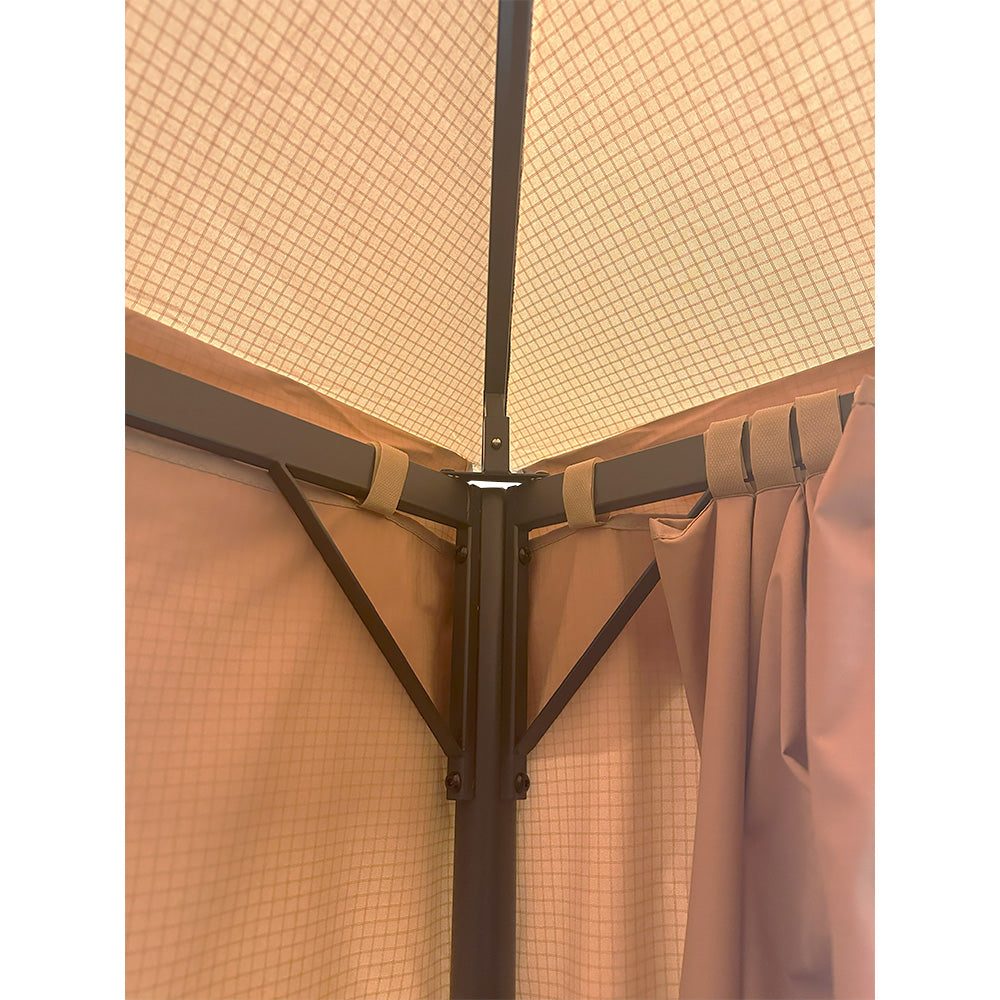 Replacement Canopy for Lausaint Home 10' x 10' Arc Roof Gazebo - RipLock 350