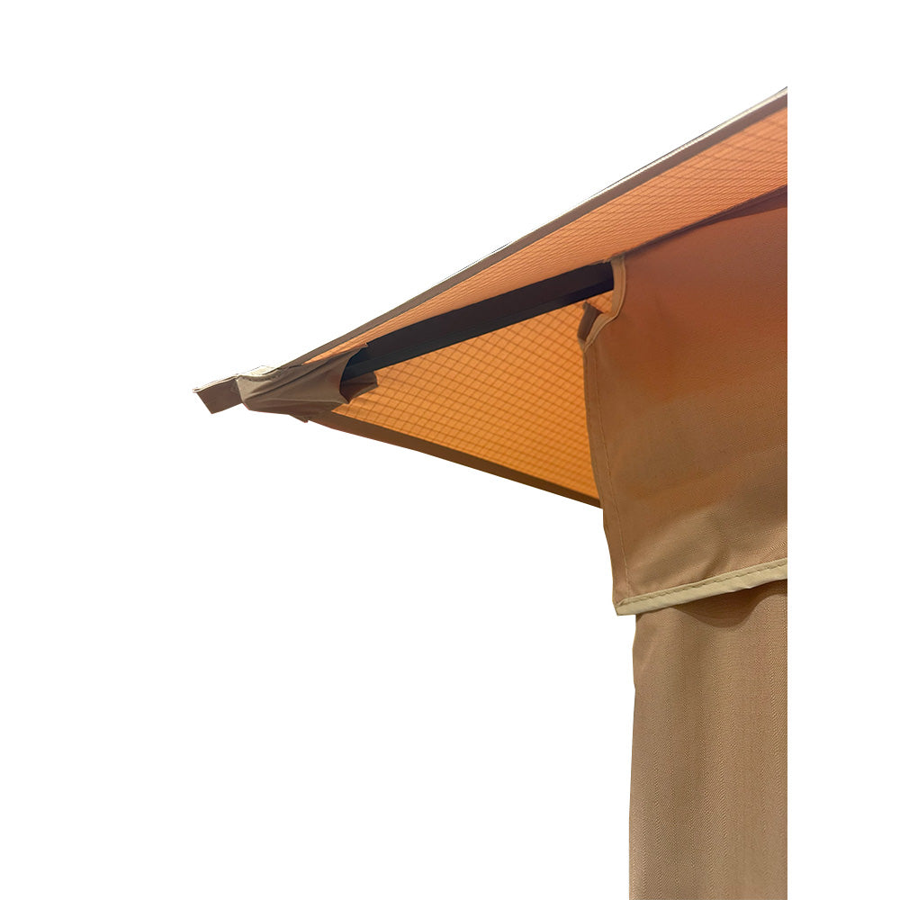 Replacement Canopy for Lausaint Home 10' x 10' Arc Roof Gazebo - RipLock 350