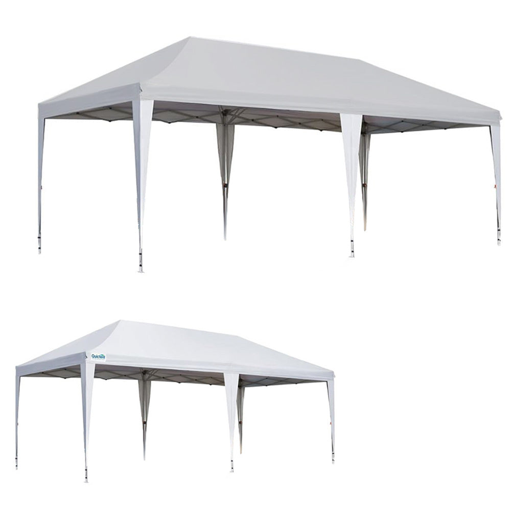 Replacement Canopy for Quictent 10' x 20' Pop Up Canopy Tent - RipLock 350 - Slate Gray