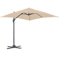 Replacement Canopy for Outsunny 8' Square Patio Umbrella - RipLock 350