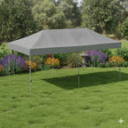 Replacement Canopy for Cobizi SPC000027_GR_P_1 10' x 20' Pop Up Canopy Tent - Slate Gray, RipLock 350