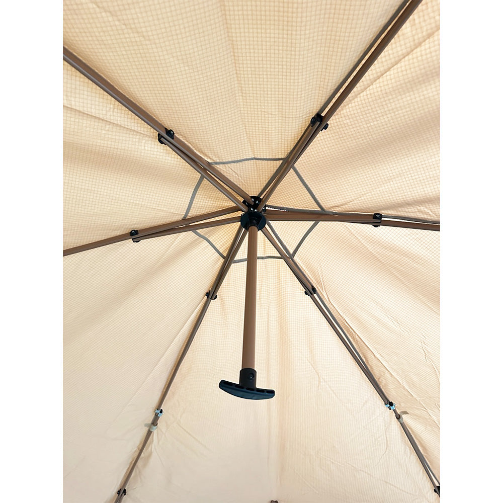 Replacement Canopy and Netting Set for Ozark Trail 10' x 12' Glamping Hexagon Pop Up Gazebo - RipLock 350