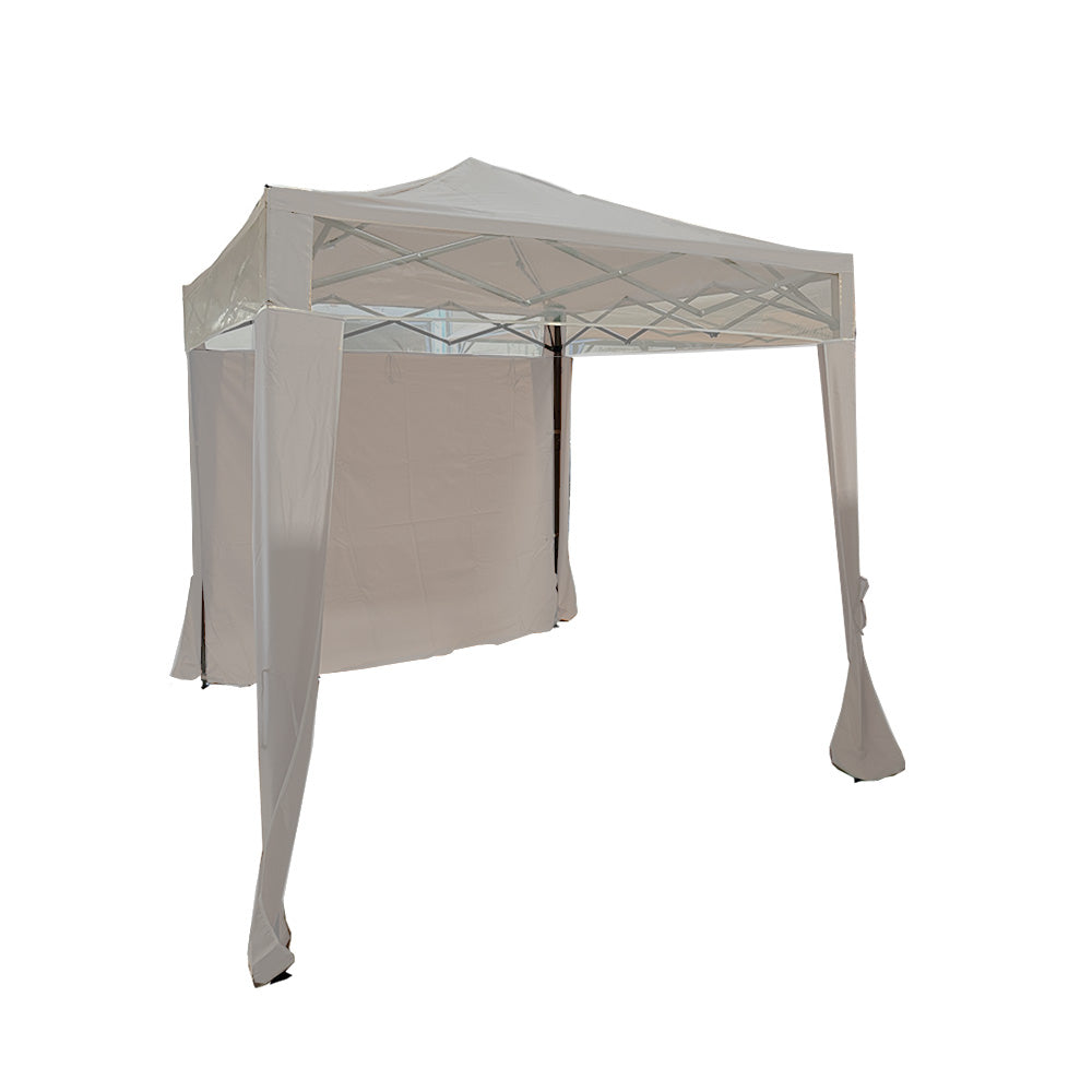 Replacement Canopy and Sunshade for Ezyfast Base 8' x 8', Canopy Top 6' x 6' Slant Leg Pop Up - RipLock 350 - Slate Gray