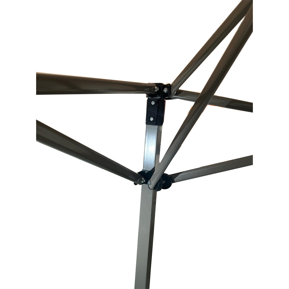 Replacement Canopy and Sunshade for Ezyfast Base 8' x 8', Canopy Top 6' x 6' Slant Leg Pop Up - RipLock 350 - Slate Gray