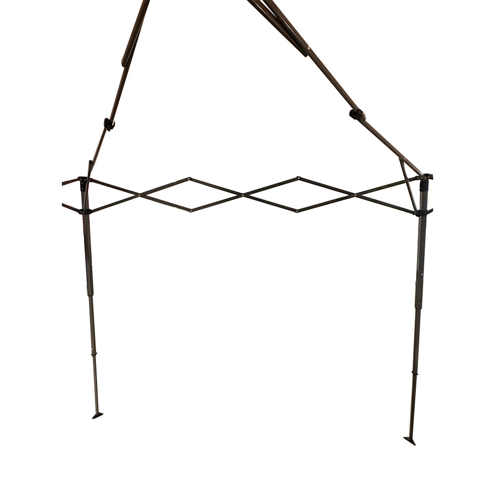 Replacement Canopy and Sunshade for Ezyfast Base 8' x 8', Canopy Top 6' x 6' Slant Leg Pop Up - RipLock 350 - Slate Gray