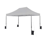 Replacement Canopy for Yaheetech 10' X 15' Instant Pop Up Shelter Tent - RipLock 350 - Slate Gray