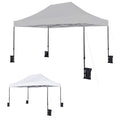 Replacement Canopy for Yaheetech 10' X 15' Instant Pop Up Shelter Tent - RipLock 350 - Slate Gray