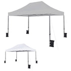 Replacement Canopy for Yaheetech 10' X 15' Instant Pop Up Shelter Tent - RipLock 350 - Slate Gray