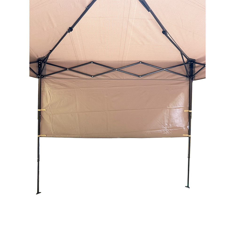 Replacement Canopy and Sunshade for Ezyfast Base 7.5' x 7.5', Canopy Top 6' x 6' Slant Leg Pop Up - RipLock 350 - Slate Gray