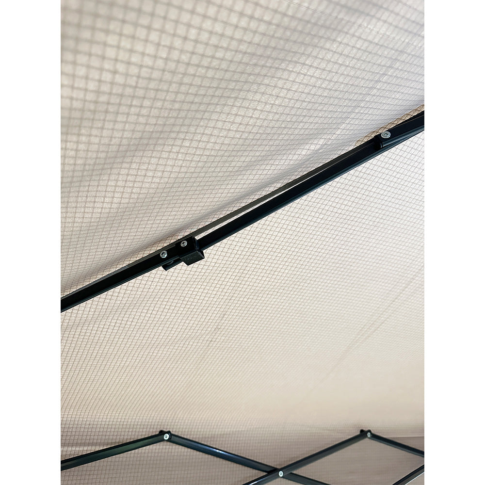 Replacement Canopy and Sunshade for Ezyfast Base 7.5' x 7.5', Canopy Top 6' x 6' Slant Leg Pop Up - RipLock 350 - Slate Gray