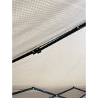 Replacement Canopy and Sunshade for Ezyfast Base 7.5' x 7.5', Canopy Top 6' x 6' Slant Leg Pop Up - RipLock 350 - Slate Gray
