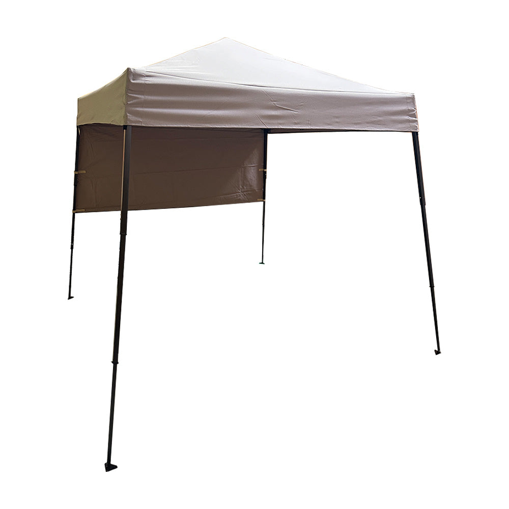 Replacement Canopy and Sunshade for Ezyfast Base 7.5' x 7.5', Canopy Top 6' x 6' Slant Leg Pop Up - RipLock 350 - Slate Gray