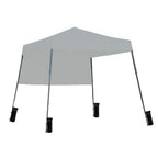 Replacement Canopy and Sunshade for Ezyfast Base 7.5' x 7.5', Canopy Top 6' x 6' Slant Leg Pop Up - RipLock 350 - Slate Gray