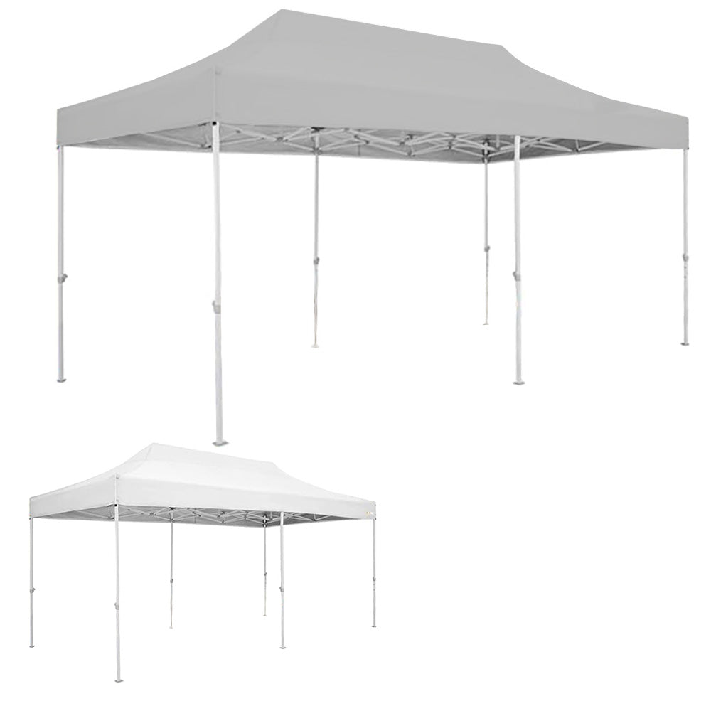 Replacement Canopy for Hoteel 10' X 20' Pop Up Tent - RipLock 350 - Slate Gray