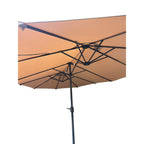 Replacement Canopy for Tangkula 15' Double Sided Patio LED Umbrella - RipLock 350