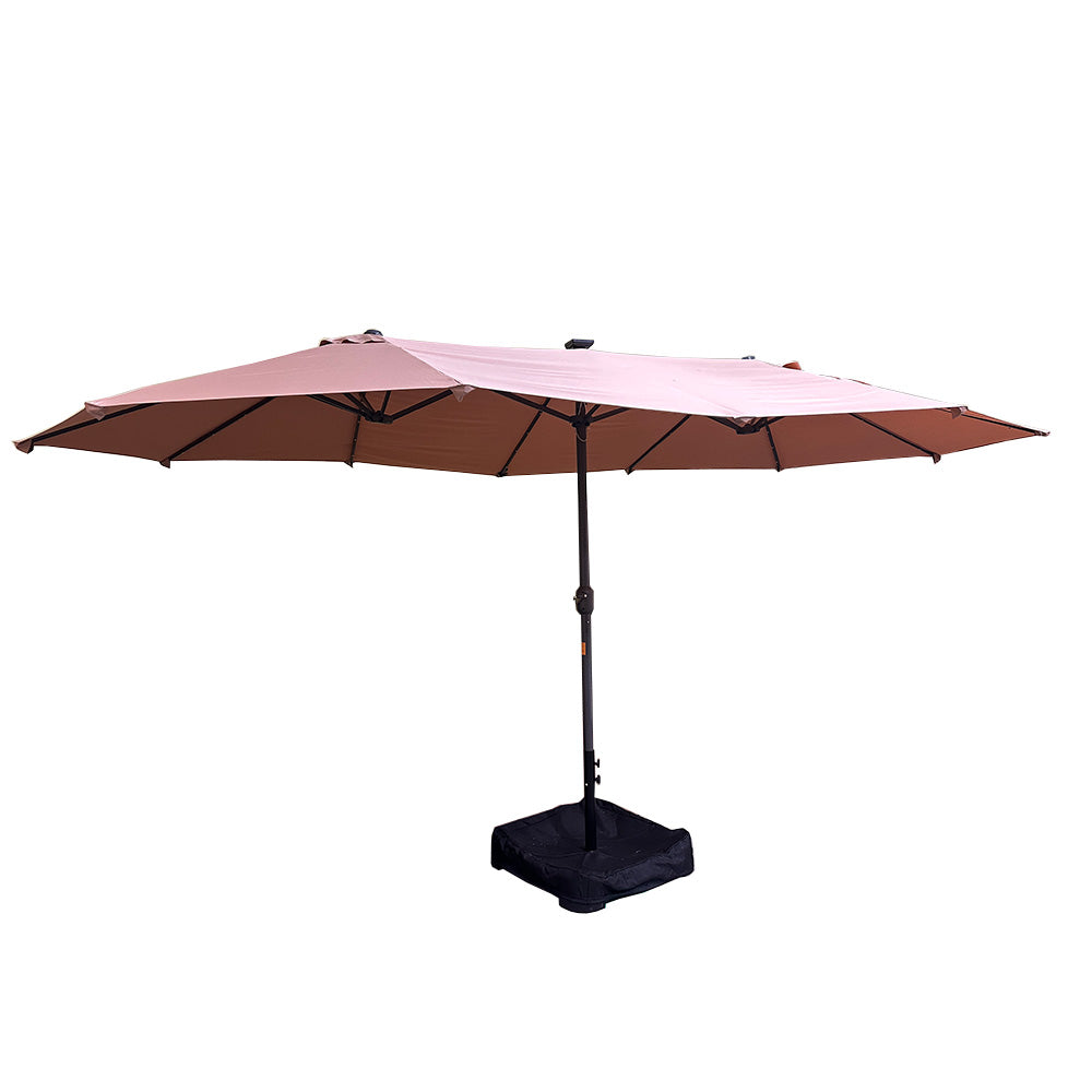 Replacement Canopy for Tangkula 15' Double Sided Patio LED Umbrella - RipLock 350